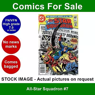 Buy DC All-Star Squadron #7 Comic - FN/VFN Clean 01 March 1982 • 4.99£