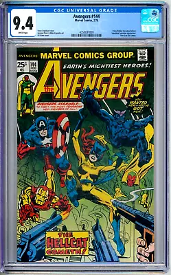 Buy Avengers 144 CGC Graded 9.4 NM Marvel Comics 1976 • 140.71£