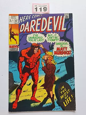 Buy Daredevil # 57 1969 Reveals Identity To Karen Page • 16.99£