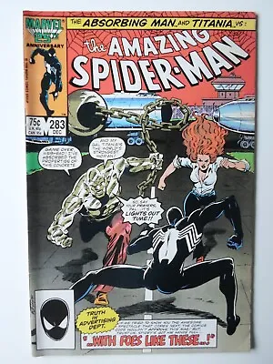 Buy Marvel Comics Amazing Spider-man #283 1986 Nice Mid Grade • 7£