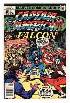 Buy Captain America #217 FN- 5.5 1978 1st App. Quasar Aka Marvel Man Aka Marvel Boy • 18.97£