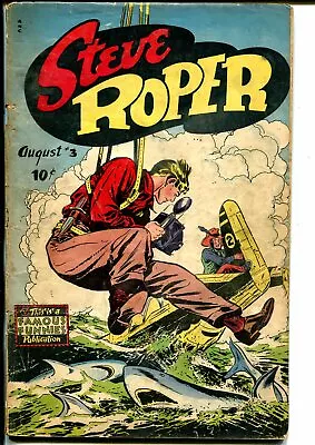 Buy Steve Roper #3 1948-Famous Funnies-shark Cover-crime-adventure-G/VG • 48.39£