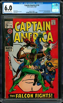 Buy CAPTAIN AMERICA 118 - CGC 6.0 (2ND Appearance Of FALCON) • 67.01£