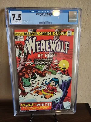 Buy MARVEL Werewolf By Night #31 CGC  Bronze Age 7.5 • 99.94£