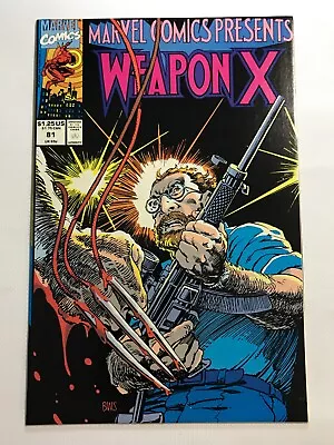 Buy Marvel Comics Presents #81 Nm Marvel Comics Copper Age 1991 - Wolverine • 4.82£