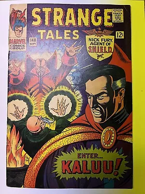 Buy Strange Tales #148/Silver Age Marvel Comic Book/Origin Of The Ancient One/FN • 31.25£
