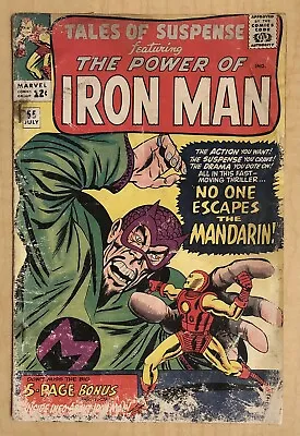 Buy Tales Of Suspense #55 Fr 1.0 The Mandarin Marvel 1964 • 27.98£