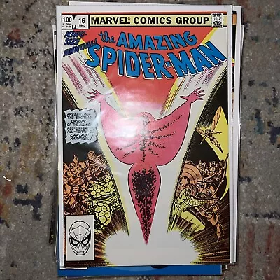 Buy AMAZING SPIDER-MAN ANNUAL #16 NM 1982 1st Monica Rambeau Ms. Marvel Photon • 31.53£