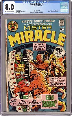 Buy Mister Miracle #4 CGC 8.0 1971 3064346004 1st App. Big Barda • 162.77£