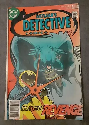 Buy Detective Comics #474 : VF : First Modern Appearance Deadshot : Penguin • 43£