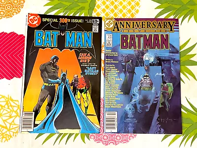 Buy BATMAN #300 & #400 / 2 Comic Books / Both In FINE Or Better Condition • 23.95£