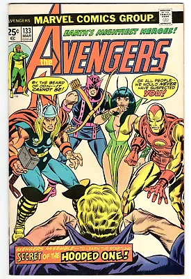 Buy Avengers #133 Very Fine Plus 8.5 Thor Iron Man Hawkeye Mantis 1975 • 19.98£