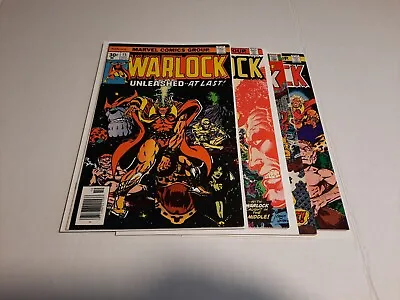 Buy Warlock 15, (Marvel, Nov 1976), Warlock 10, Warlock 12, Gamora Keys, Comic Lot • 51.39£