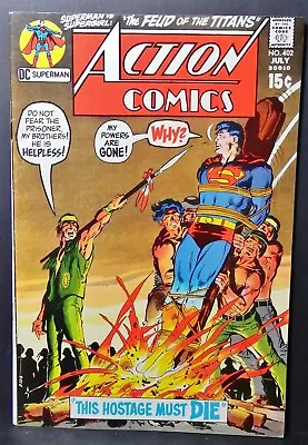 Buy Action Comics # 402-1971- Superman In 'this Hostage Must Die' -bronze Age • 12£