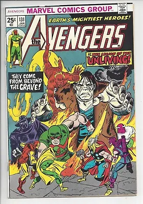 Buy Avengers #131 VF (8.0) 1974 - KANG -  💥1st Appearance Of Legion Of The Unliving • 39.53£
