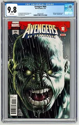 Buy Avengers #684 ~ CGC 9.8 ~ 1st Immortal Hulk • 158.65£