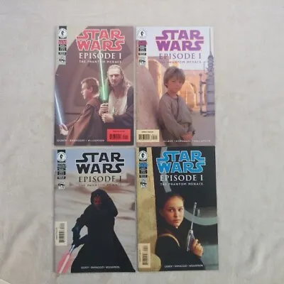 Buy Star Wars Episode I The Phantom Menace #1 2 3 4 Photo Covers Complete Series • 26.16£