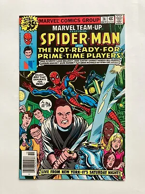 Buy Marvel Team-Up #74 (1978) Saturday Night Live SNL & Spider-Man | HIGH GRADE • 19.75£