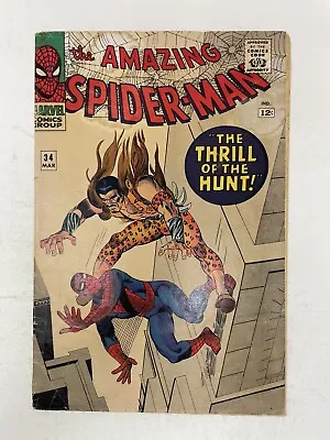 Buy Amazing Spider-Man #34 Kraven The Hunter App Silver Age Marvel Comics MCU • 49.66£