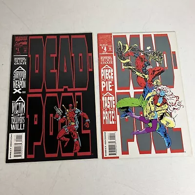 Buy Deadpool: The Circle Chase #1 Embossed Cover Marvel Comics & #4 • 19.99£