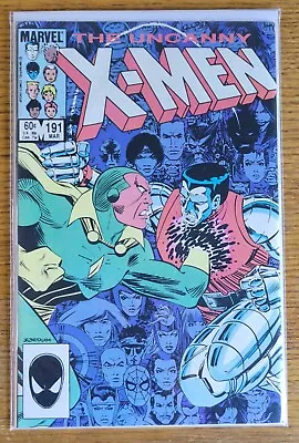 Buy Uncanny X-Men #191 1st Appearance Of Nimrod Colossus Vs Vision Cover Marvel 1985 • 8£