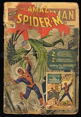 Buy Amazing Spider-Man #2 See Description 1st Appearance Vulture! Ditko Cover! • 404.97£
