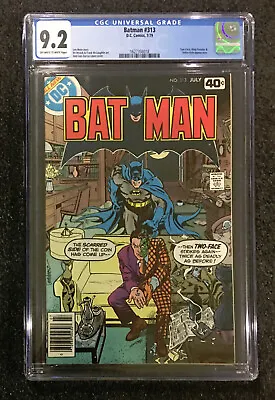 Buy CGC 9.2 NEW BATMAN # 313 1st Tim Fox Timothy Future State Two-Face Catwoman NM- • 869.67£