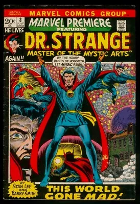 Buy Marvel Comics MARVEL PREMIERE #3 DR. STRANGE FN+ 6.5 • 19.82£