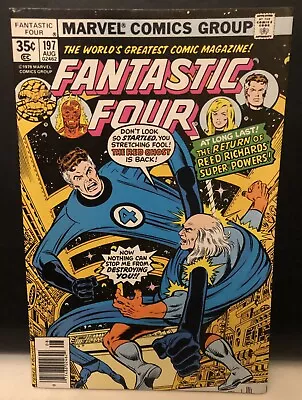 Buy Fantastic Four #197 Comic Marvel Comics Bronze Age • 7.99£