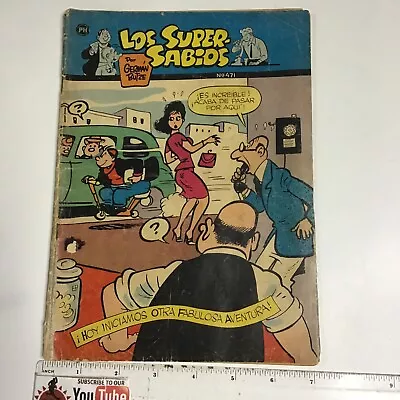 Buy 1964 Mexican Spanish Comics #471 Los Super Sabios Ph Publica Herrerias Mexico • 3.91£