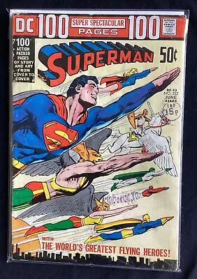 Buy Superman #252   JUNE 1972 : 100 Pages NEAL ADAMS COVER WRAP AROUND COVER • 14.99£