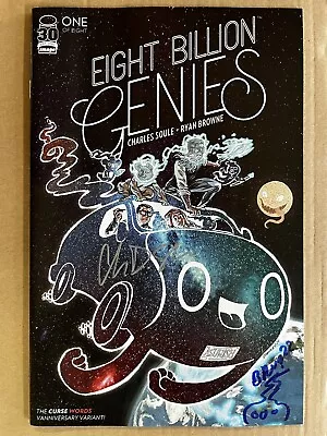 Buy Eight Billion Genies 1 Vanniversary W/Sketch&Signed(2x) By Soule+Browne LTD/500 • 175.26£