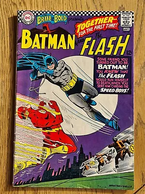 Buy Brave And The Bold #67 Vg+ (4.5) September 1966 Batman Flash Dc Comics ** • 11.99£