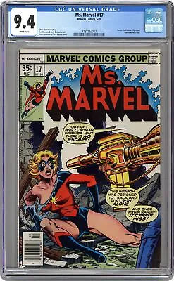 Buy Ms. Marvel #17 CGC 9.4 1978 4138153007 • 65.94£