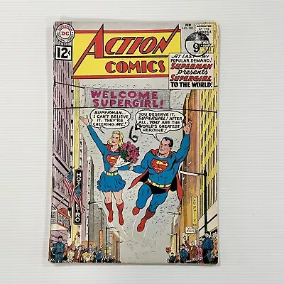 Buy Action Comics #285 1962 GD/VG Supergirl Intro & John F. Kennedy Appearance Pence • 60£
