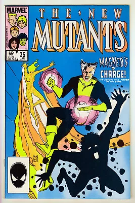 Buy New Mutants #35 Magneto Becomes Headmaster (1986) NM- • 4.80£