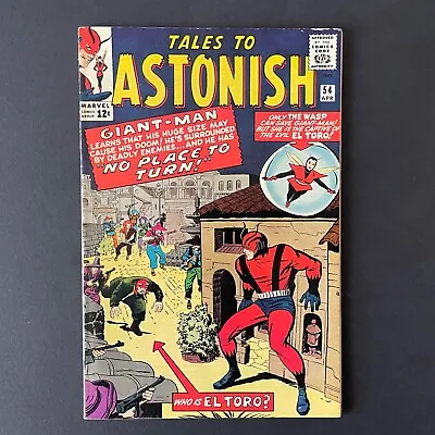 Buy Tales To Astonish #54 Marvel Comics 1964 1st App El Toro Jack Kirby Nice Copy! • 71.05£