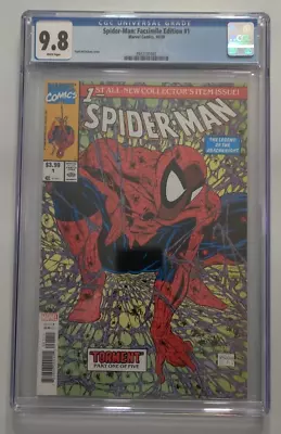 Buy Spider-Man #1 Torment Todd McFarlane Part 1 Of 5 Marvel CGC High Grade 9.8! • 59.96£