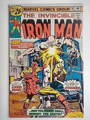 Buy Marvel Comics Iron Man #85 Debut Model IV Armor, Happy Hogan As The Freak VF 8.0 • 11.11£