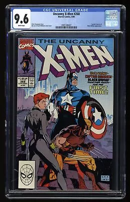 Buy Uncanny X-Men #268 CGC NM+ 9.6 Wolverine Black Widow Captain America Team Up! • 62.29£