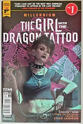 Buy Comic Book - Millennium The Girl With The Dragon Tattoo #1 Hard Case Crime A • 9.99£