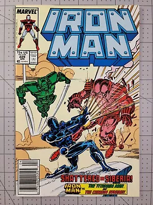 Buy Iron Man #229 • Newsstand • Armor Wars Part 5 • Death Of Titanium • Marvel 1988  • 5.60£