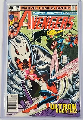 Buy Marvel Avengers #202 George Perez Double Cover Newsstand Edition MCU 1980 Rare • 635.47£