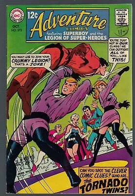 Buy DC Adventure Comics  373 VFN+ 8.5  1968 Superman Superboy  Tornado • 17.99£