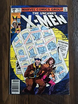 Buy Uncanny X-men #141, Newsstand, Iconic Byrne Days Of Future Past Cover, VF And WP • 101.34£