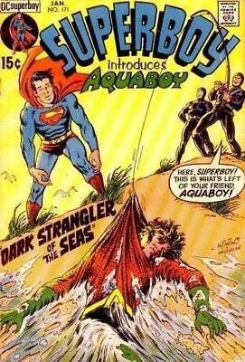 Buy Superboy (1949) # 171 (4.0-VG) 1st Aquaboy 1971 • 7.20£