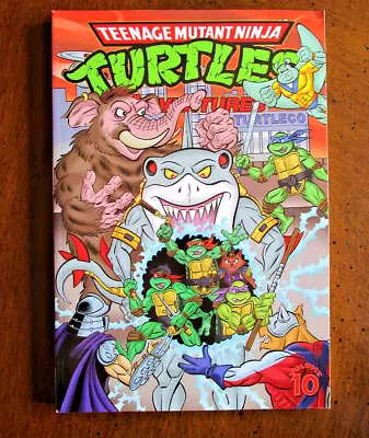 Buy Teenage Mutant Ninja Turtles Adventures Vol 10 Tmnt Tpb Rare Oop Idw Low Print • 28.15£