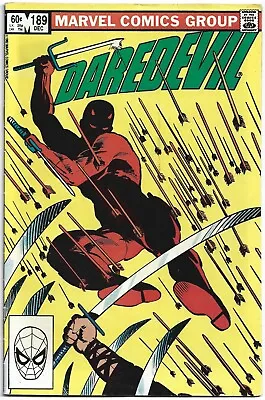 Buy Daredevil #189 - Death Of Stick, 1982, Marvel Comic • 10£