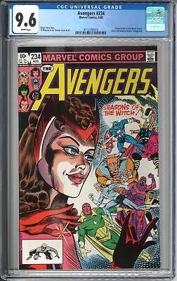 Buy Avengers #236 CGC 9.6 NM+ WP 1983 8/83 Marvel Comics Scarlet Witch Origin MCU • 60.19£