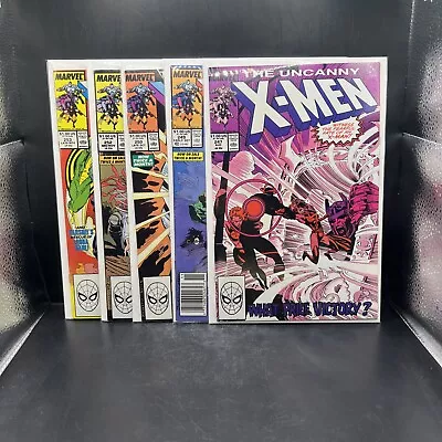 Buy Uncanny X-Men #247 249 250 252 & 253 - Marvel Modern Age Comic Book Lot(A44)(29) • 15.01£